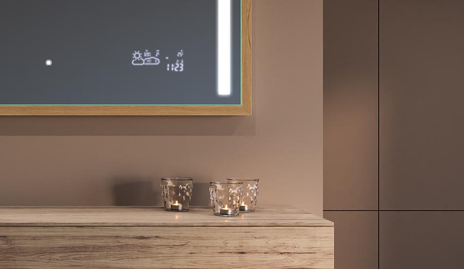 Zrkadlo v čiernom ráme v štýle loft pre moderné a minimalistické kúpeľne | ARTFORMA