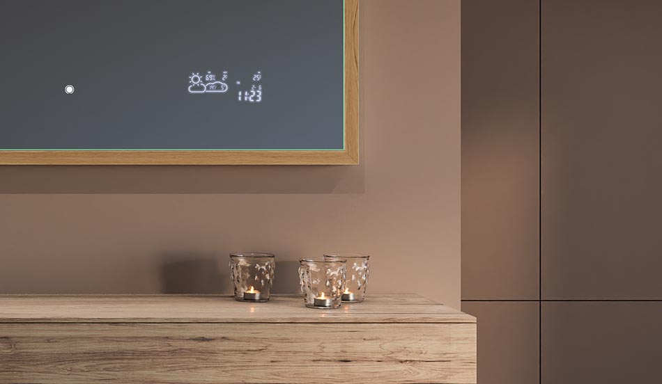 Zrkadlo v čiernom ráme v štýle loft pre moderné a minimalistické kúpeľne | ARTFORMA