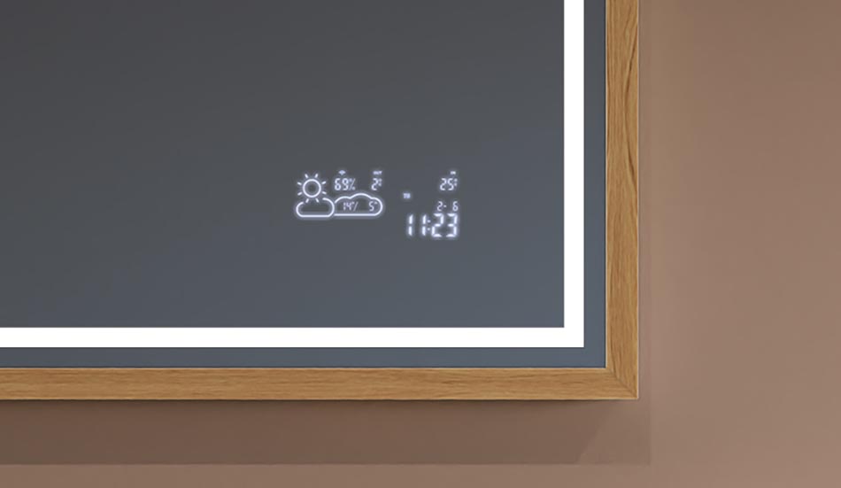 Zrkadlo v čiernom ráme v štýle loft pre moderné a minimalistické kúpeľne | ARTFORMA