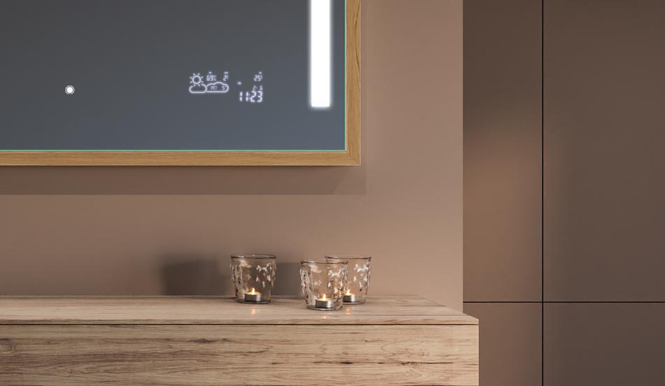 Zrkadlo v čiernom ráme v štýle loft pre moderné a minimalistické kúpeľne | ARTFORMA