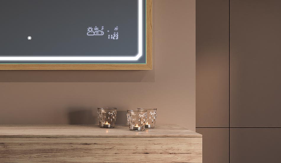 Zrkadlo v čiernom ráme v štýle loft pre moderné a minimalistické kúpeľne | ARTFORMA