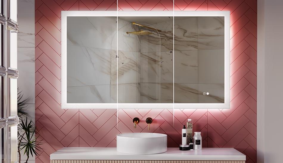 Zmeňte intenzitu svetla v zrkadle v kúpeľni!