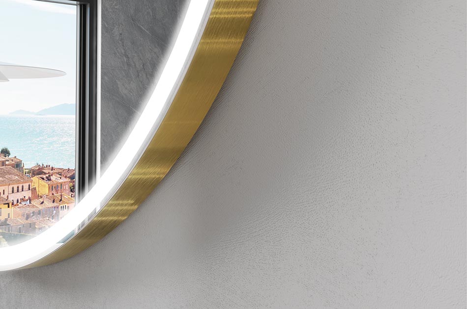 Inteligentné zrkadlo nepravidelného tvaru, ideálne do modernej kúpeľne | ARTFORMA