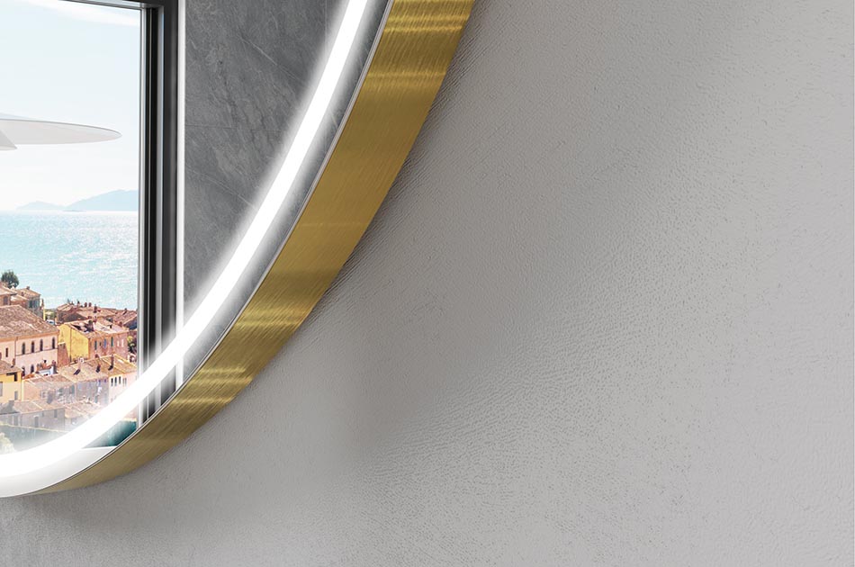 Inteligentné zrkadlo nepravidelného tvaru, ideálne do modernej kúpeľne | ARTFORMA