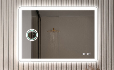 Zaoblené klasické zrkadlá s osvetlením