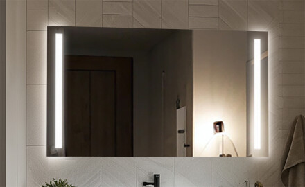 Obdĺžnikové zrkadlá na batérie