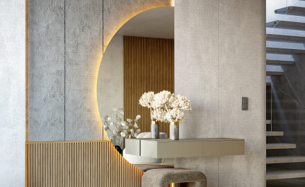 Polkruhové zrkadlá