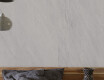 Glazovaná dlažba 120 × 280 cm, svetlošedá, kamenný vzhľad, matná, A4H1125 Agathos White