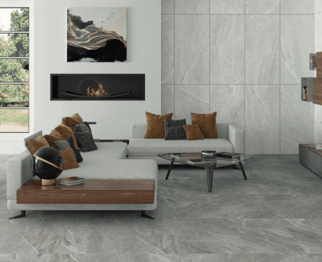 Glazovaná dlažba 60 x 120 cm, svetlošedá, matná, rektifikovaná, A4H125, Materia Pearl