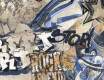 Veľkoformátová glazovaná dlažba na podlahu 120 x 280 cm, béžová, matná, rektifikovaná, A4H255 City Graffiti Beige