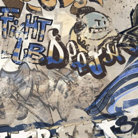 Veľkoformátová glazovaná dlažba na podlahu 120 x 280 cm, béžová, matná, rektifikovaná, A4H255 City Graffiti Beige #3