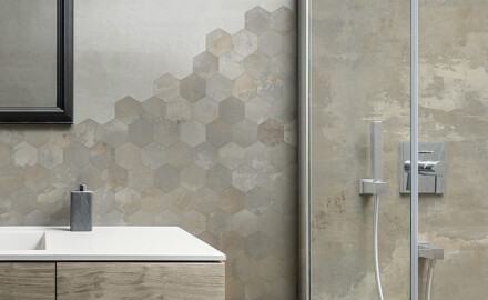 Glazovaná dlažba 120 × 120 cm, béžová, matná, rektifikovaná, A4H258 City Beige