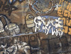 Glazovaná veľkoformátová dlažba 120 x 280 cm, matná, rektifikovaná, A4H262 City Graffiti Multicolor