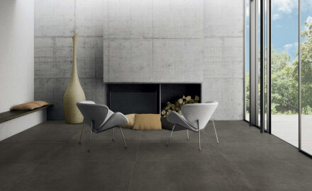 Glazovaná dlažba na podlahu 60 x 120 cm, tmavošedá matná, rektifikovaná, A4H327 Massive Dimgray