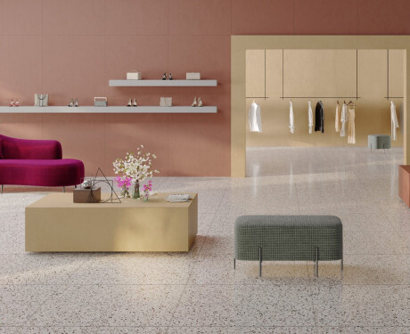 Glazovaná dlažba 60 x 120 cm, červená, matná, rektifikovaná, A4H369, Mood Verve