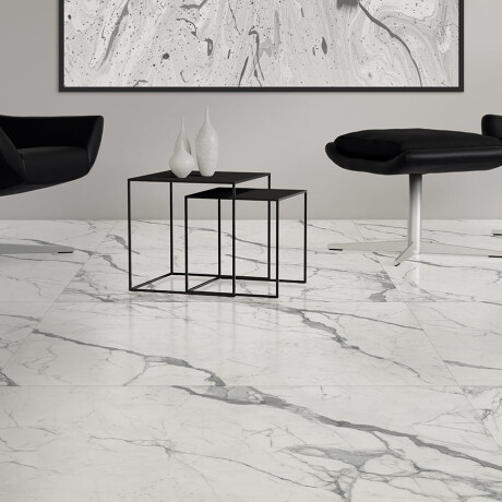 Glazovaná dlažba na podlahu 120 × 120 cm, matná, so sivými žilkami, rektifikovaná, A4H455 Statuario Superiore #3