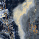 Veľkoformátová keramická dlažba 120x280, mramor, tmavomodrá s žilkami, lesklá, A4H674 Eterno Blu #3