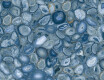 Veľkoformátová keramická dlažba 120x280, modrý achát, lesklá, A4H832 Aghatina Azul