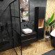 Glazovaná dlažba 60 x 120 cm, čierna matná, rektifikovaná, A4H85 Iroc Black #3