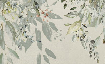 Stenná dlažba 60 × 120 cm, sivá s kvetinovými vzormi, matná, A4H918 Flower