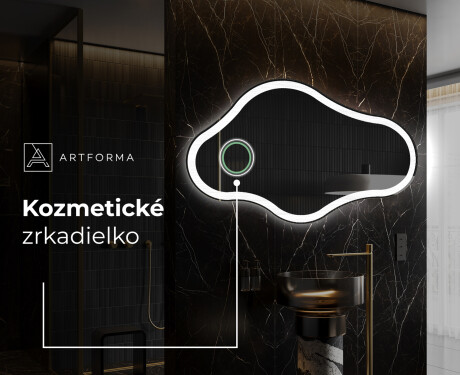 LED zrkadlo s nepravidelnym tvarom do kupelne C222 #4