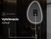 LED zrkadlo s nepravidelnym tvarom do kupelne D221 #8