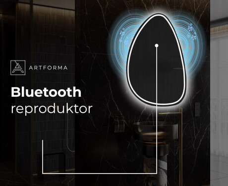 LED zrkadlo s nepravidelnym tvarom do kupelne B223 #5