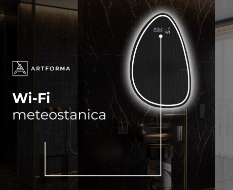 LED zrkadlo s nepravidelnym tvarom do kupelne B223 #6