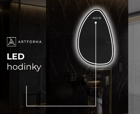 LED zrkadlo s nepravidelnym tvarom do kupelne B223 #7