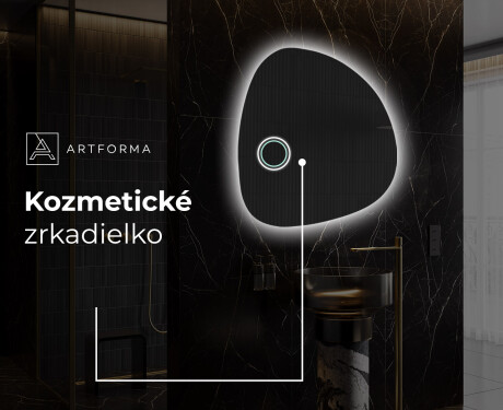 LED zrkadlo s nepravidelnym tvarom do kupelne EG221 #5