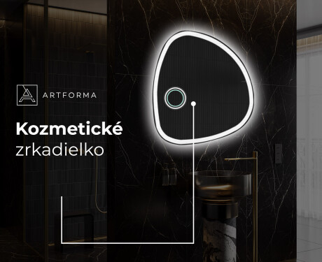 LED zrkadlo s nepravidelnym tvarom do kupelne EG222 #5