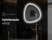 LED zrkadlo s nepravidelnym tvarom do kupelne EG222 #9