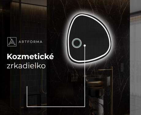 LED zrkadlo s nepravidelnym tvarom do kupelne EG223 #5