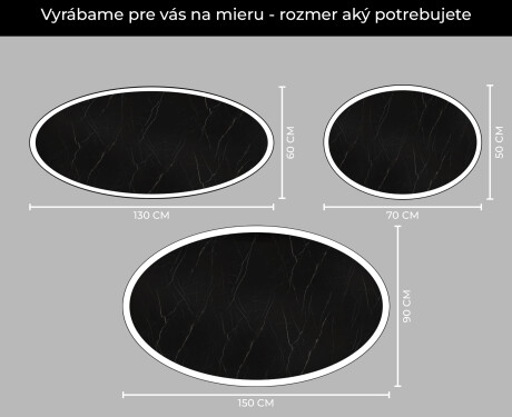 Oválne zrkadla LED do kupelne L227 #4
