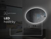 Oválne zrkadla LED do kupelne L227 #8