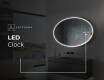 Oválne zrkadla LED do kupelne L228 #9