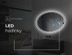 Oválne zrkadla LED do kupelne L228 #8