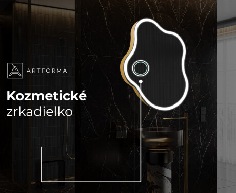 LED zrkadlo s nepravidelnym tvarom do kupelne EM222 #6