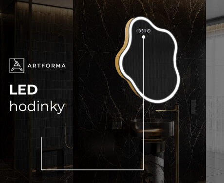 LED zrkadlo s nepravidelnym tvarom do kupelne EM222 #8