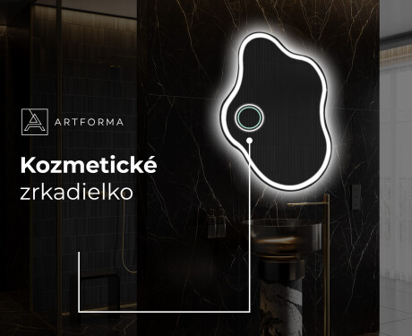 LED zrkadlo s nepravidelnym tvarom do kupelne EM222 #5