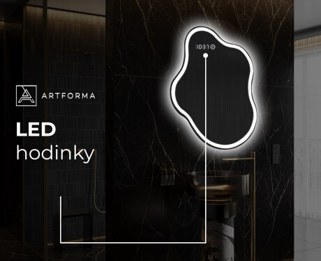 LED zrkadlo s nepravidelnym tvarom do kupelne EM222 #8