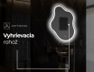 LED zrkadlo s nepravidelnym tvarom do kupelne EM222 #9