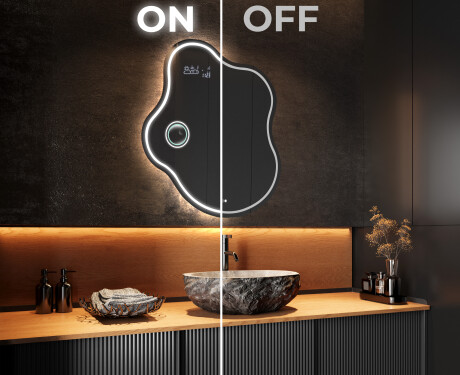 LED zrkadlo s nepravidelnym tvarom do kupelne EM223 #3