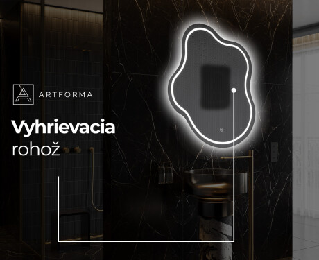 LED zrkadlo s nepravidelnym tvarom do kupelne EM223 #9