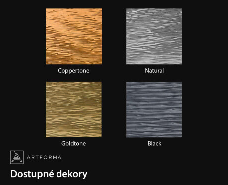 Kúpeľňové zrkadlo s elegantným kovovým dekorom L289 #2