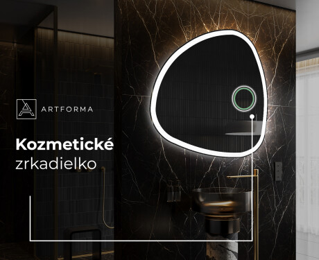 LED zrkadlo s nepravidelnym tvarom do kupelne J222 #4
