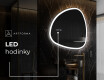 LED zrkadlo s nepravidelnym tvarom do kupelne J222 #7