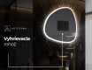 LED zrkadlo s nepravidelnym tvarom do kupelne J222 #8