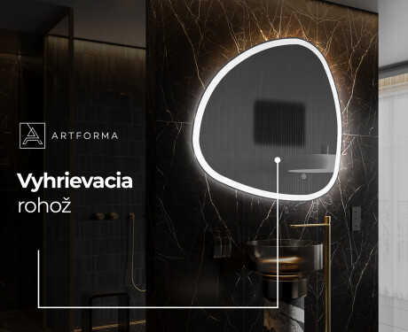 LED zrkadlo s nepravidelnym tvarom do kupelne J222 #8