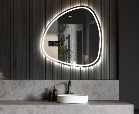 Ozdobne zrkadlo na stenu LED J223 #6